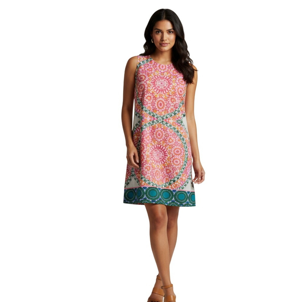 NWT London Times Geometric Shift Dress Size 6